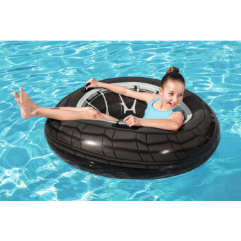 Dmuchane kółko do pływania Opona BESTWAY 119cm Winyl + Uchwyty